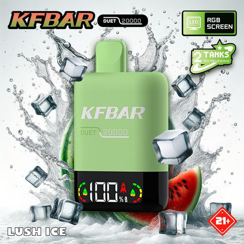 Buy KFBAR DUET 20,000 PUFFS DISPOSABLE VAPE In UAE