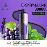 ELF BAR Shisha Luxe 30K Puffs| Disposable Vape Dubai