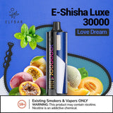 ELF BAR Shisha Luxe 30K Puffs| Disposable Vape Dubai