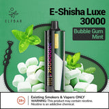 ELF BAR Shisha Luxe 30K Puffs| Disposable Vape Dubai