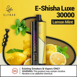 ELF BAR Shisha Luxe 30K Puffs| Disposable Vape Dubai