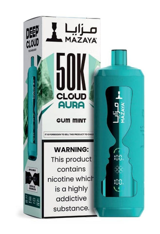 Mazaya Cloud AURA 50000 Puffs Disposable Shisha Kit| Shisah Vape Dubai
