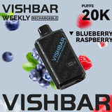 Vishbar Weekly 20000 Puffs Disposable Vape 50mg Nicotine Dubai & Abu Dhabi