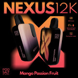 Nexus 12K Puff Mango Passion Fruit Flavors by Pod Salt|