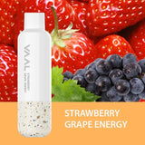 VAAL EP 4500 PUFFS STRAWBERRY GRAPE ENERGY