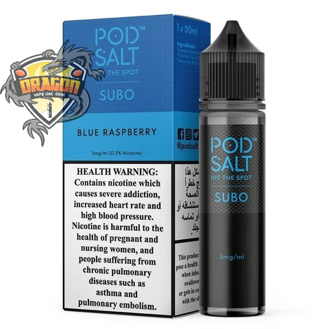 Pod Salt Subo Blue Raspberry 3mg/50ml