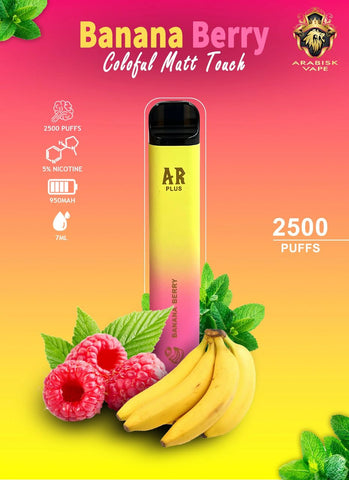 ARABISK AR PLUS 2500 PUFFS DISPOSABLE VAPE