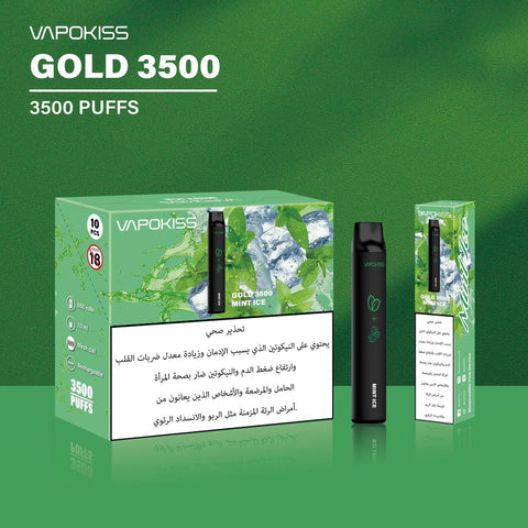 VAPOKISS GOLD 3500 PUFFS IN DUBAI
