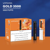 VAPOKISS GOLD 3500 PUFFS IN DUBAI