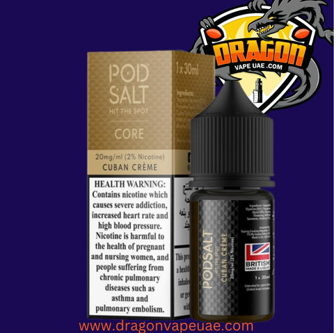 Pod Salt - Cuban Creme Saltnic