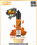 ISGO 60ML E -LIQUID 3MG/6MG BRAZILIAN TOBACCO