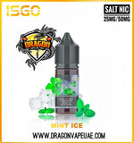 ISGO 30ML SALTNIC 25MG,50MG ALL FLAVORS