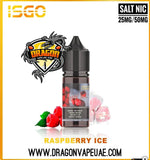 ISGO 30ML SALTNIC 25MG,50MG ALL FLAVORS