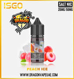 ISGO 30ML SALTNIC 25MG,50MG ALL FLAVORS