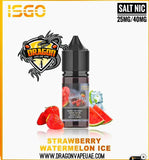 ISGO 30ML SALTNIC 25MG,50MG ALL FLAVORS