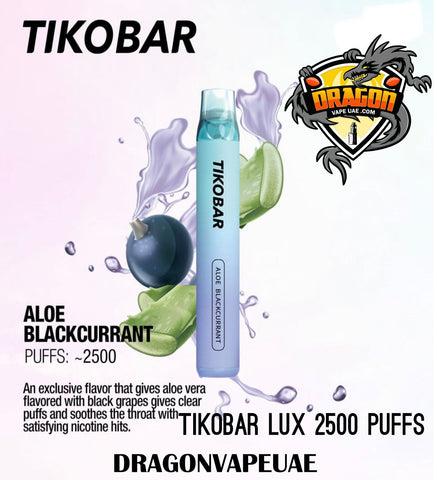 TIKOBAR LUX DISPOSABLE PODS - FUUMY (50MG - 2500 PUFFS)