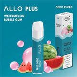 ALLO PLUS 5000 PUFFS WATERMELON BUBBLE GUM