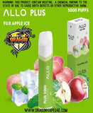 ALLO PLUS Disposable 5000 Puffs Fuji Apple Ice