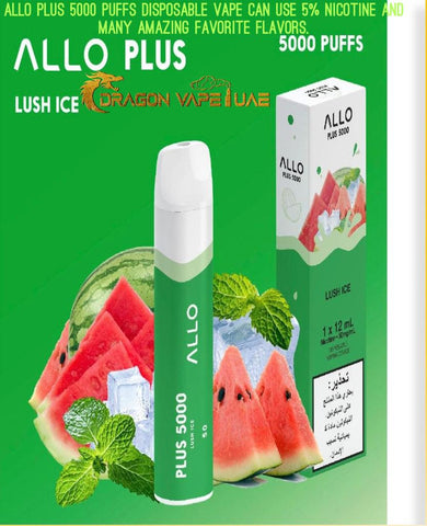 ALLO PLUS 5000 PUFFS LUSH ICE IN DUBAI