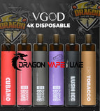 VGOD 4K Vape Disposable Pod Rechargeable 4000 Puffs In Dubai