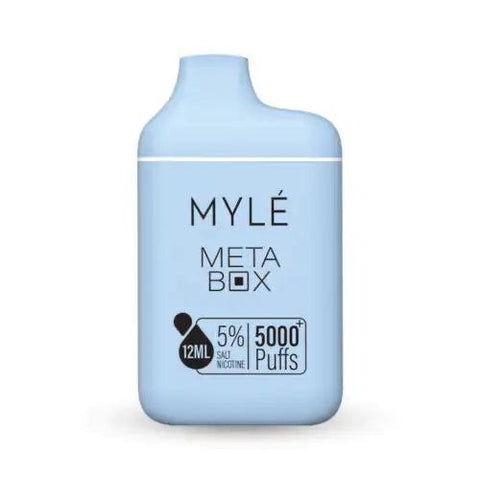 MYLE META BOX 5000 PUFFS RECHARGEABLE DISPOSABLE IN DUBAI