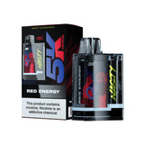 NASTY 5K Crystal 5000 PUFFS DISPOSABLE VAPE RED ENERGY