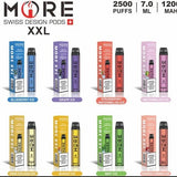 More XXL Disposable 2500 Puffs 5% Nicotine